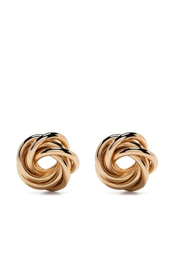 Kenneth Jay Lane twist-design stud earrings - Oro