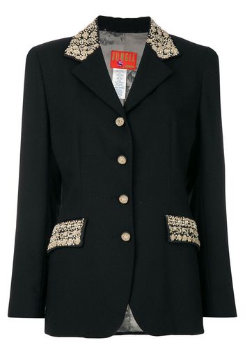 bead embroidered detailed jacket