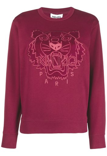 Kenzo Felpa Tiger con ricamo - Rosso