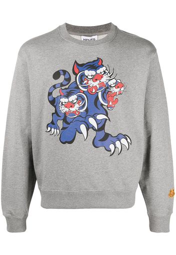 Kenzo Felpa Three Tigers Kenzo x Kansai Yamamoto - Grigio