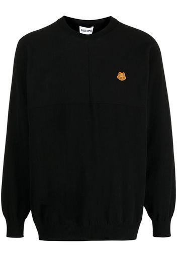 Kenzo tiger-patch jumper - Nero