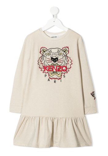 Kenzo Kids Chinese New Year Tiger sweatshirt dress - Toni neutri