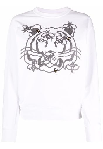 Kenzo Felpa con stampa - Bianco