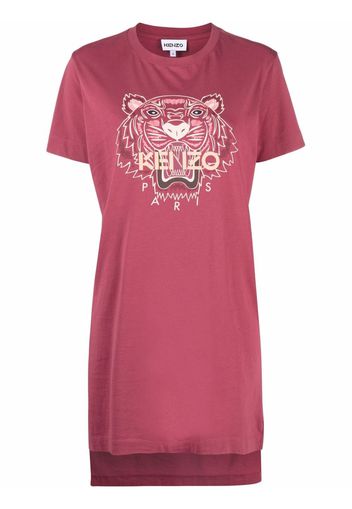 Kenzo Tiger-print T-shirt dress - Rosa