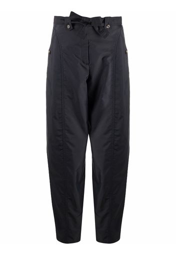 Kenzo waist-tied cargo trousers - Blu