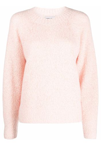 Kenzo logo-patch long-sleeved pullover - Rosa