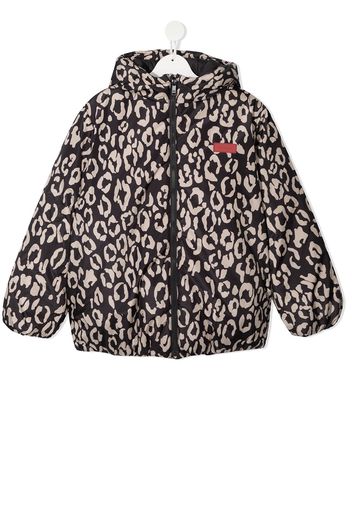 Kenzo Kids Piumino con ricamo - Grigio