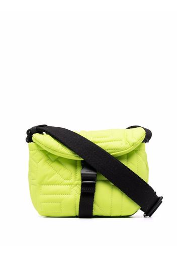 Kenzo logo-embossed crossbody bag - Verde