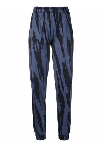 Kenzo Pantaloni dritti con stampa - Blu