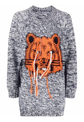 Kenzo Tiger Head motif sweater - Blu