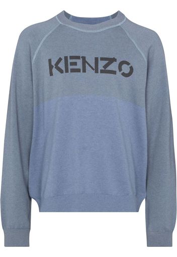 Kenzo Felpa con stampa - Blu