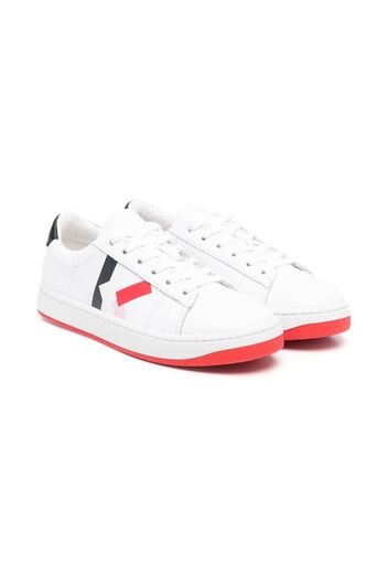 Kenzo Kids Sneakers con logo - Bianco