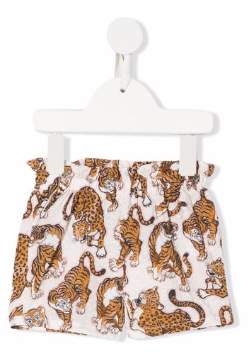 Kenzo Kids Shorts con stampa - Bianco