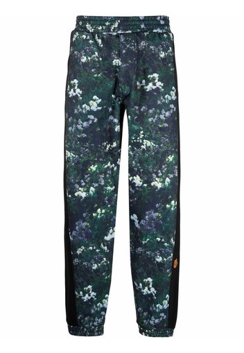 Kenzo floral-print track pants - Verde