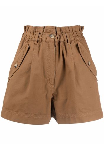 Kenzo elasticated-waist shorts - Marrone