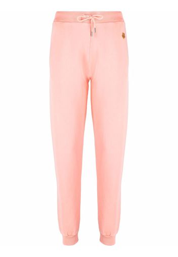 Kenzo tiger-patch cotton joggers - Rosa