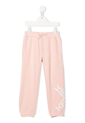 Kenzo Kids Pantaloni sportivi con stampa - Rosa