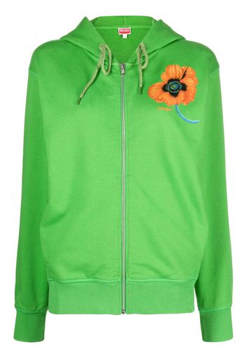 Kenzo Boke Flower-print hoodie - Verde