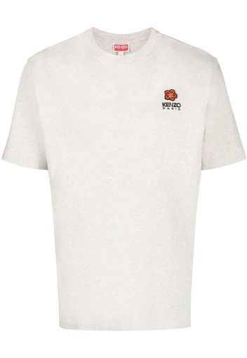 Kenzo Boke Flower-embroidered T-shirt - Grigio