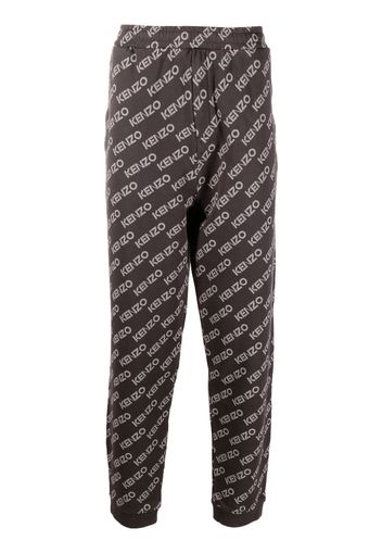 Kenzo logo-print track pants - Nero