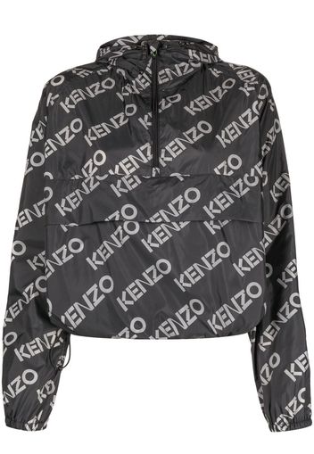 Kenzo logo-print jacket - Nero