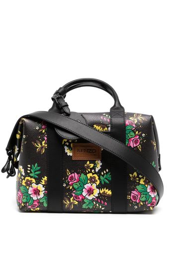 Kenzo floral-print shoulder bag - Nero