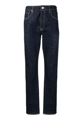 Kenzo rear-logo slim-fit jeans - Blu