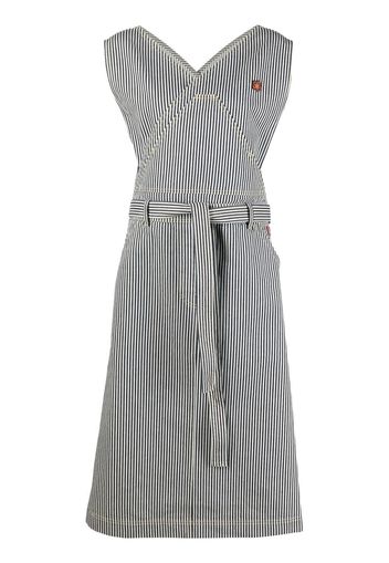 Kenzo striped denim dress - Blu