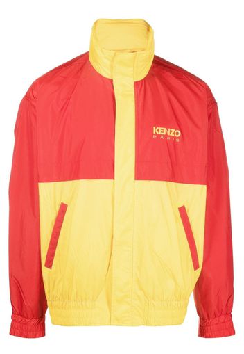 Kenzo logo colour-block jacket - Giallo