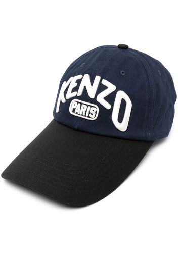 Kenzo embroidered-logo baseball cap - Blu