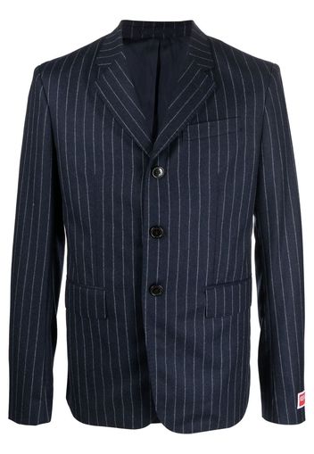 Kenzo pinstripe single-breasted blazer - Blu