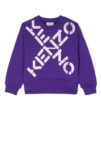 Kenzo Kids Felpa con stampa - Viola