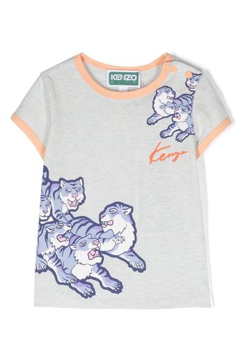 Kenzo Kids T-shirt con stampa - Grigio