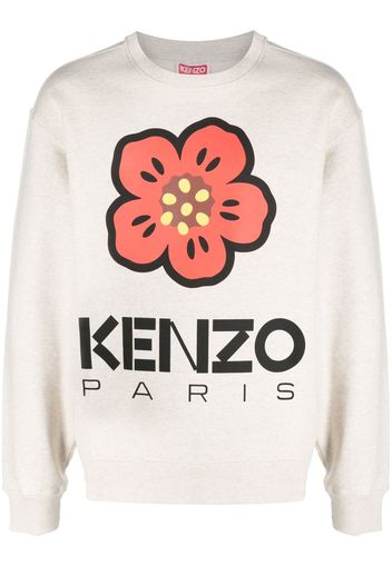 Kenzo Poppy cotton sweatshirt - Toni neutri