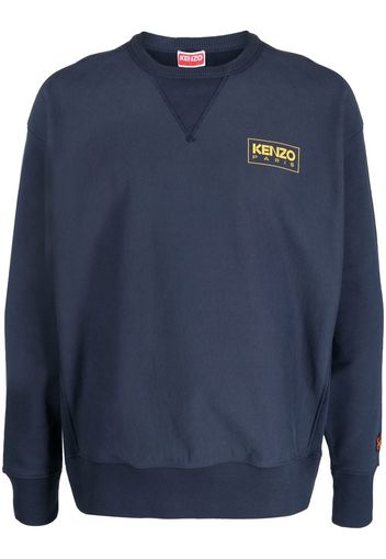 Kenzo logo-print sweatshirt - Blu