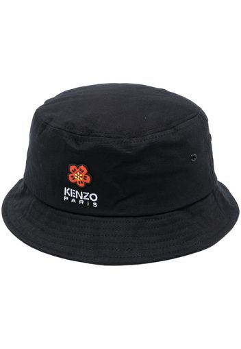 Kenzo embroidered-logo bucket hat - Nero