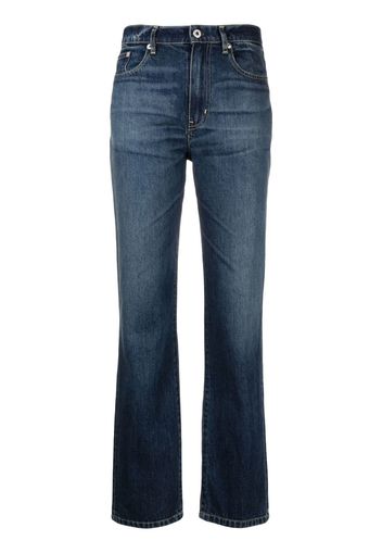 Kenzo mid-rise straight jeans - Blu