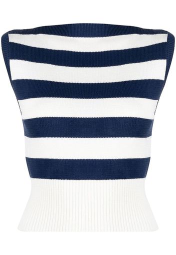 Kenzo striped knit top - Bianco