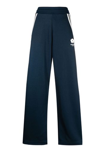 Kenzo side-stripe track pants - Blu