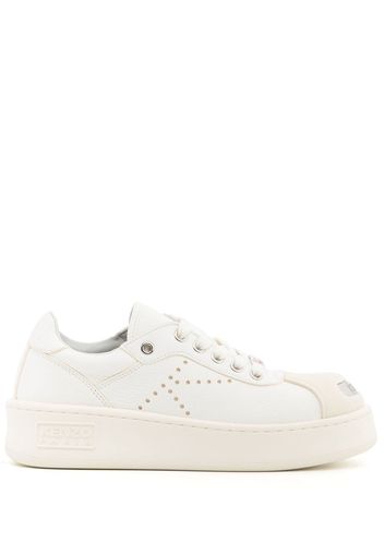 Kenzo contrasting-toecap low-top sneakers - Bianco