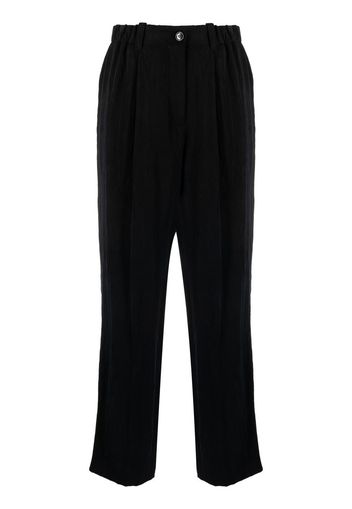 Kenzo cotton wide-leg trousers - Nero