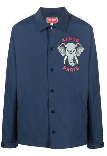 Kenzo Coach graphic-print jacket - Blu