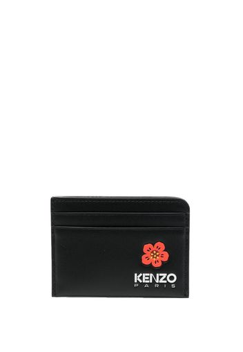 Kenzo logo-print cardholder - Nero