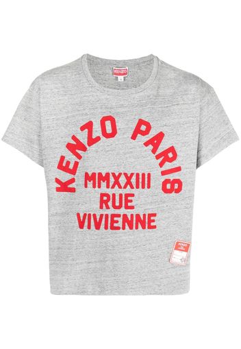 Kenzo logo-print short-sleeve T-shirt - Grigio