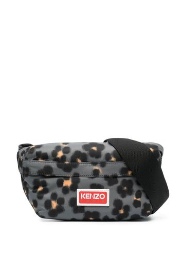 Kenzo Hana Leopard belt bag - Grigio