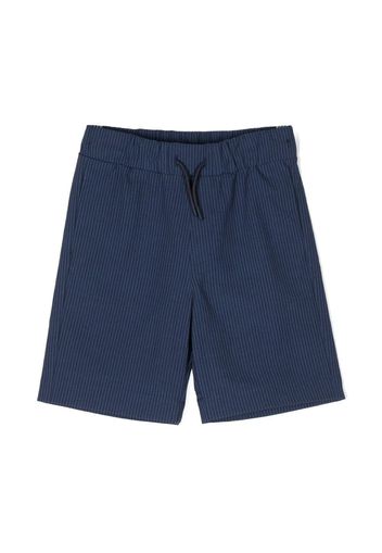 Kenzo Kids cotton-corduroy shorts - Blu