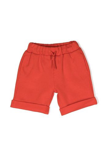 Kenzo Kids turn-up hem shorts - Rosso