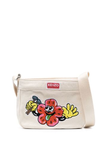 Kenzo Boke flower signature print bag - Toni neutri