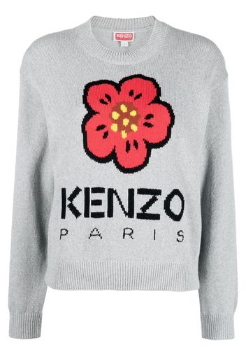 Kenzo BOKE Flower crew neck jumper - Grigio