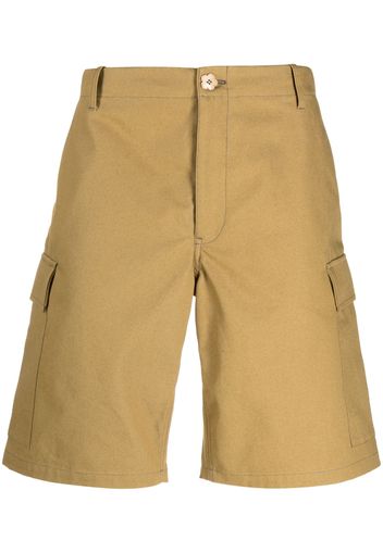 Kenzo multi-pocket cotton cargo shorts - Verde
